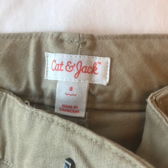 🌟NWT CAT AND JACK Girls Stretch Skinny Khakis - Picture 6 of 8